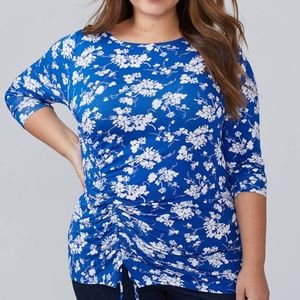 NWT Lane Bryant Ruched Top